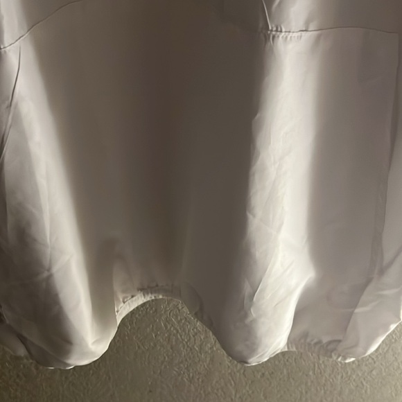 NWT XL MENS/UNISEX PULLOVER WINDBREAKER WITH QTR ZIPPER KANGAROO POCKET BLK/WHT - Picture 3 of 6